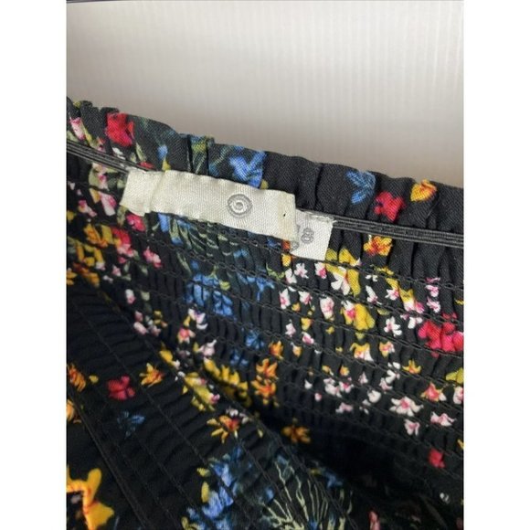 Target Size 18 Black Floral Off Shoulder Shift Dress - Picture 6 of 8